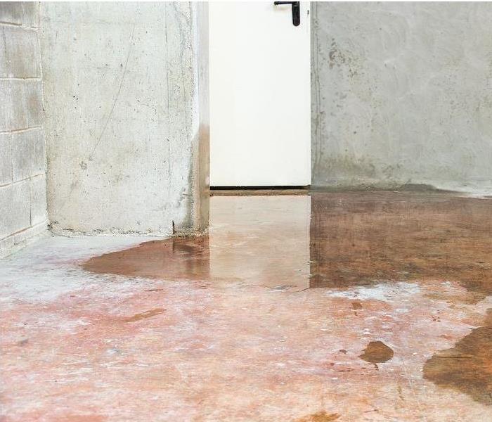 concrete floor flood